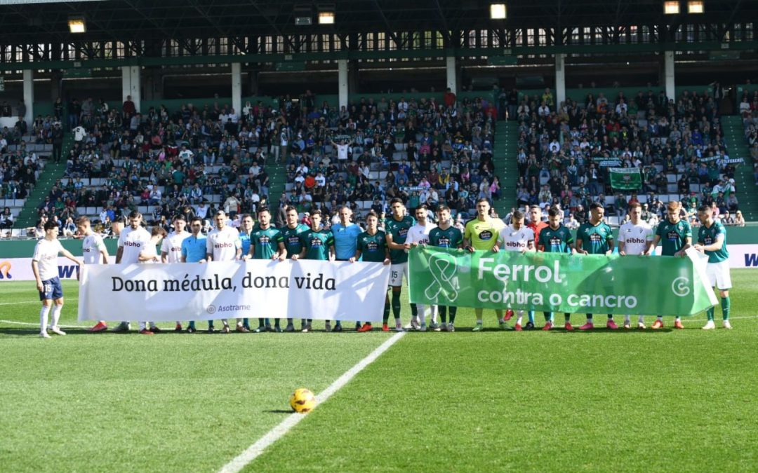 El Racing de Ferrol anima a la ciudadanía a hacerse donante de médula ósea para salvar vidas
