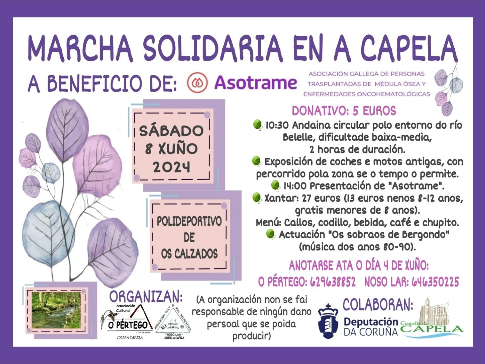 cartel ruta A Capela