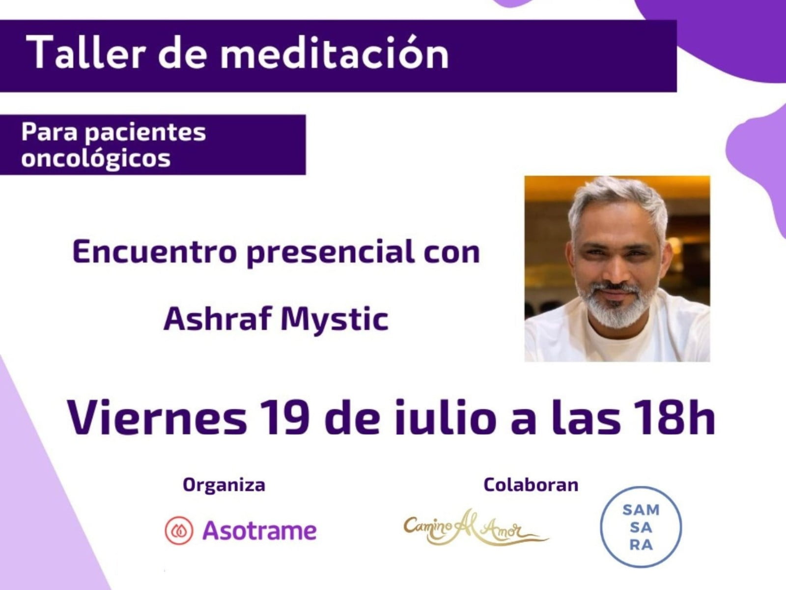 taller meditación pacientes cáncer