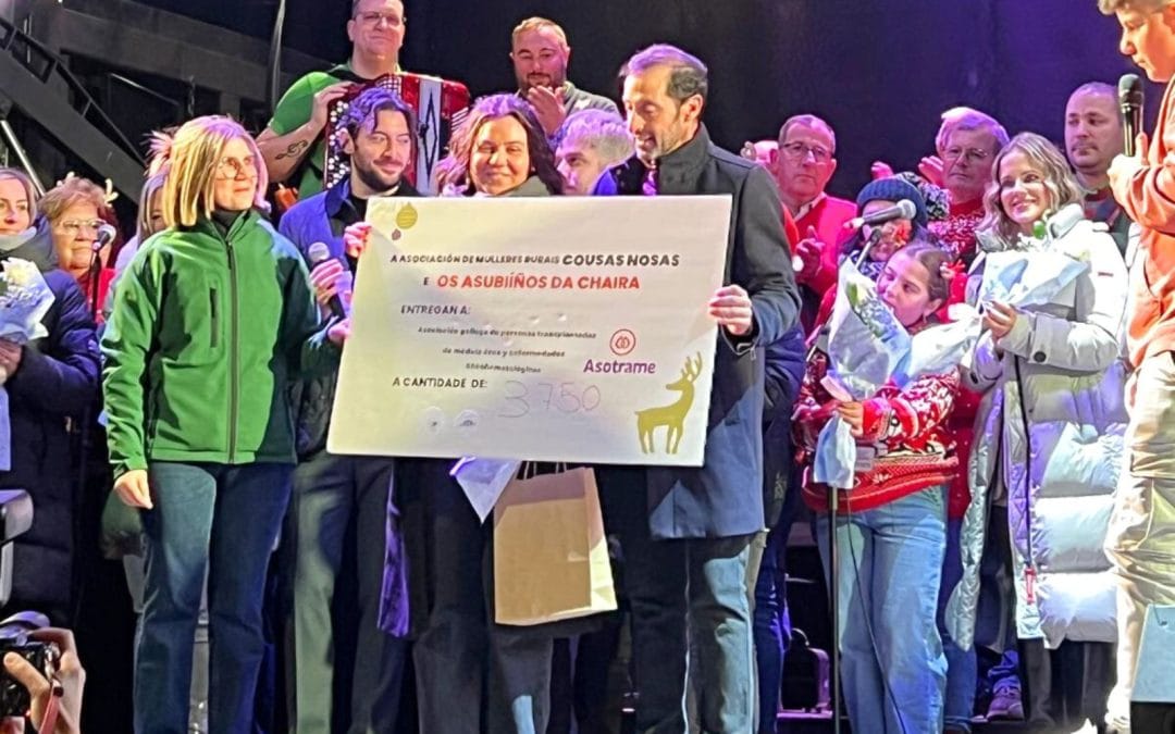 O Festival dos Asubiíños recada  3.750 euros para apoiar a Asotrame