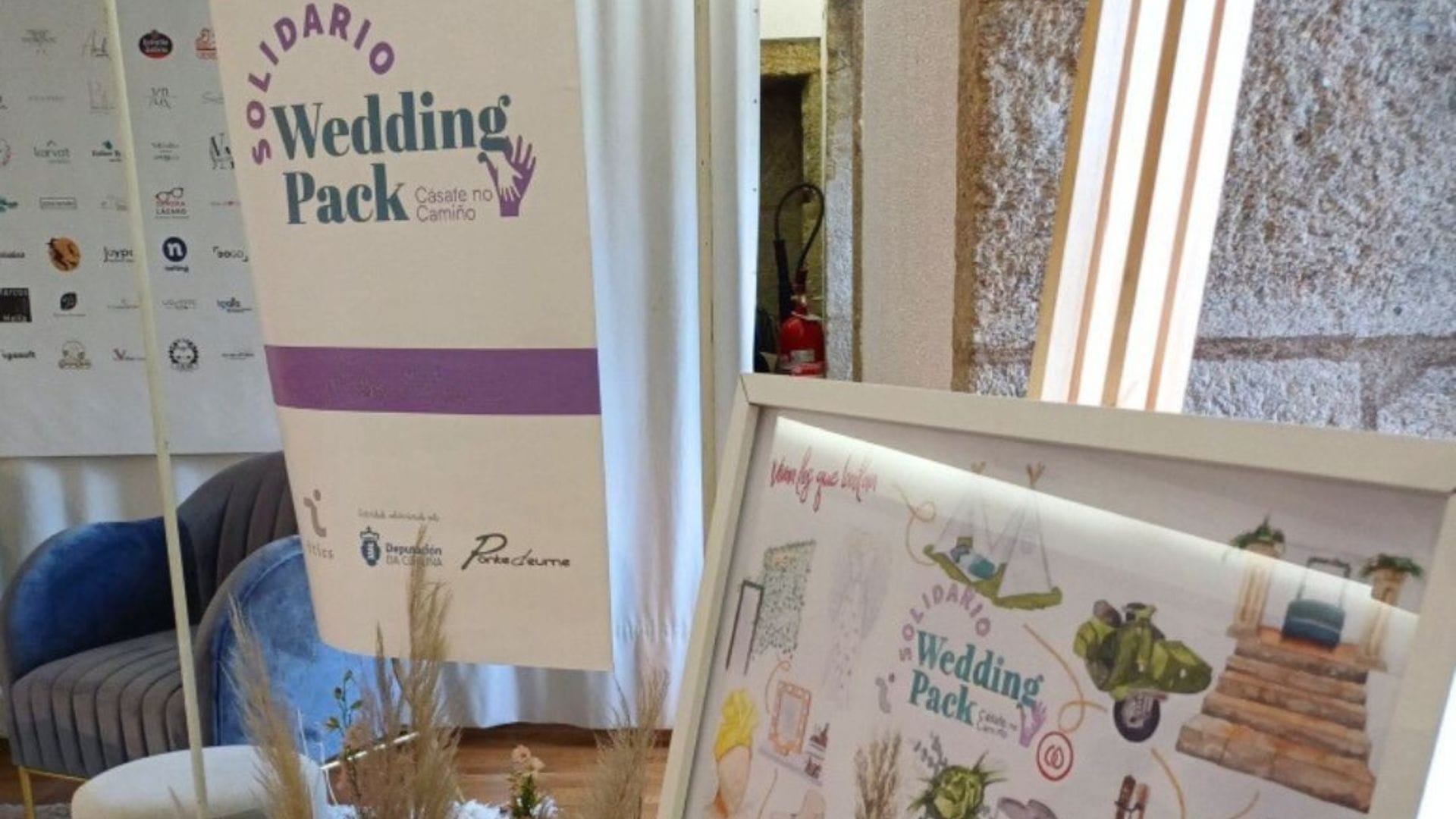 Cartel del Weddingpack solidario