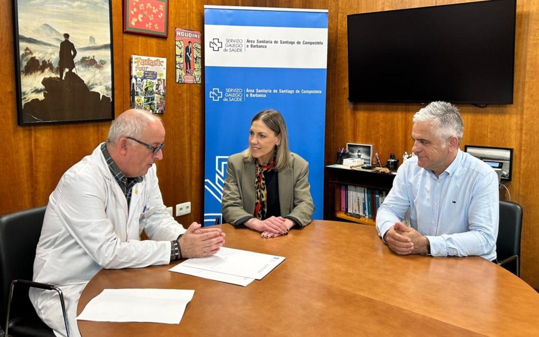 A Área Sanitaria compostelá e Asotrame impulsarán a presenza do voluntariado no Hospital Clínico de Santiago