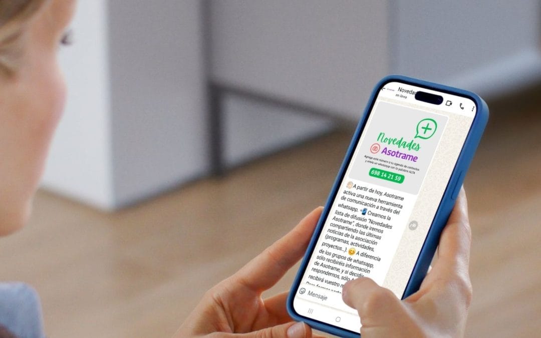 Asotrame anima a la ciudadanía a sumarse a su WhatsApp para estar al tanto de sus novedades