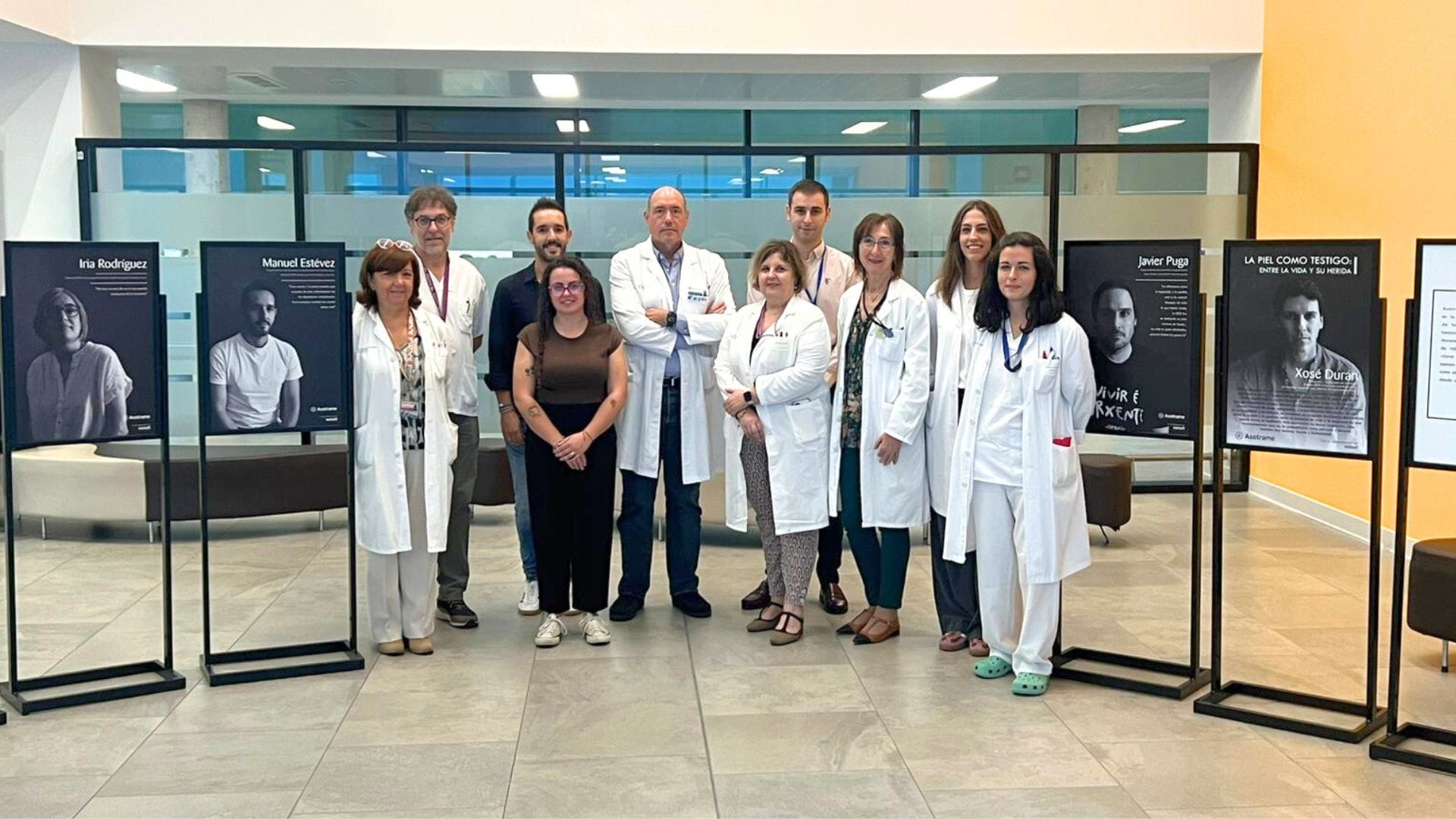 exposición a pel como testemuño no Álvaro Cunqueiro