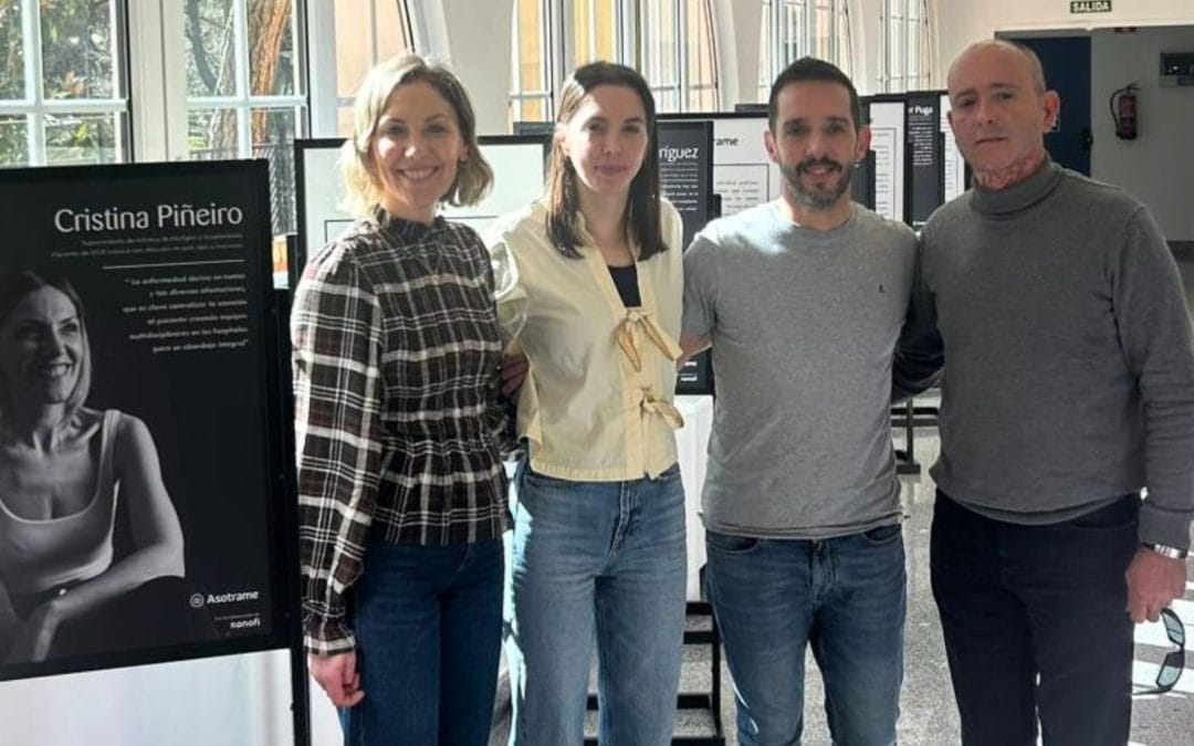 La expo “La piel como testigo” de Asotrame, en la Organización Nacional de Trasplantes